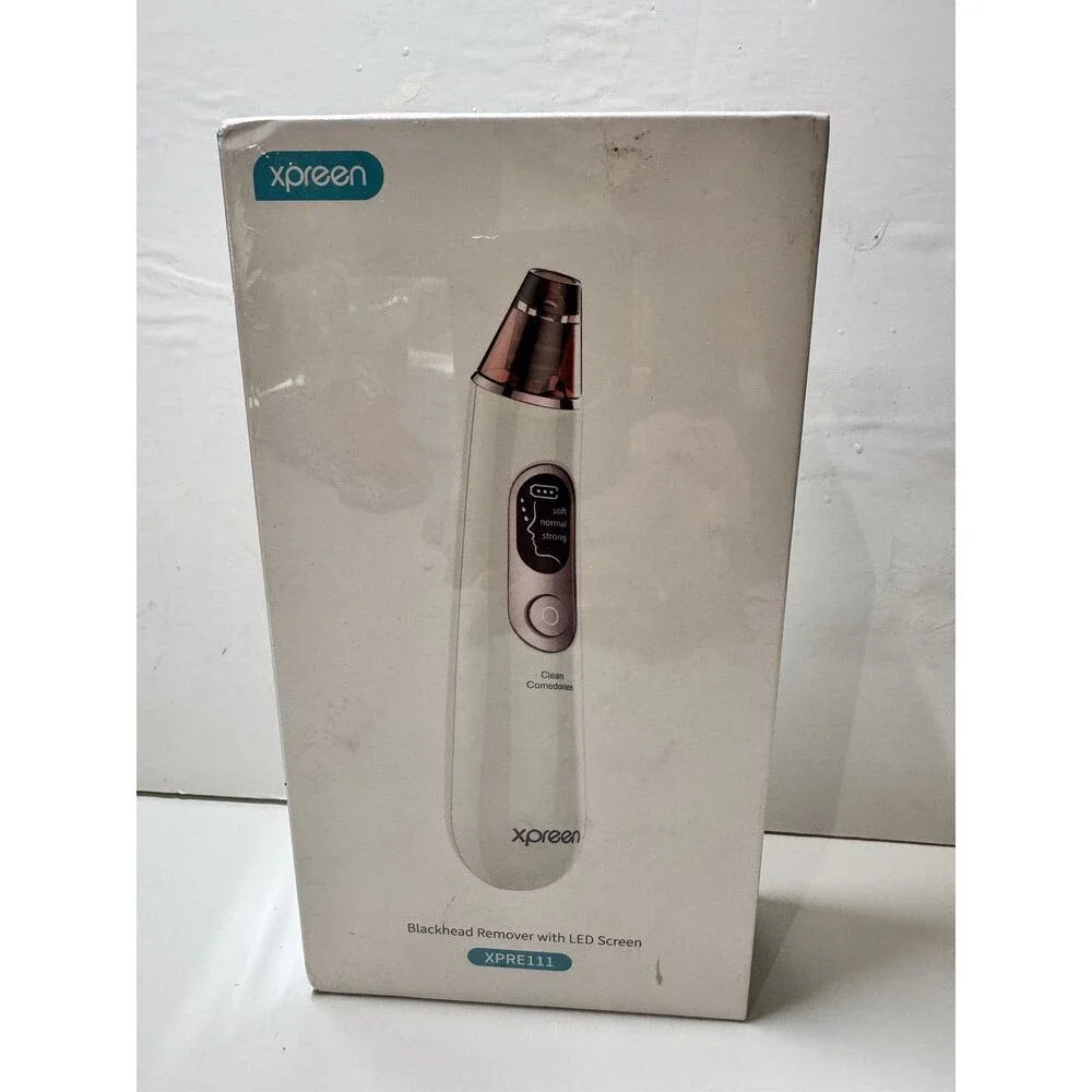BLACKHEAD REMOVER VACUUM, XPREEN PORE CLEANER, RECHARGEABLE, LED SCREEN